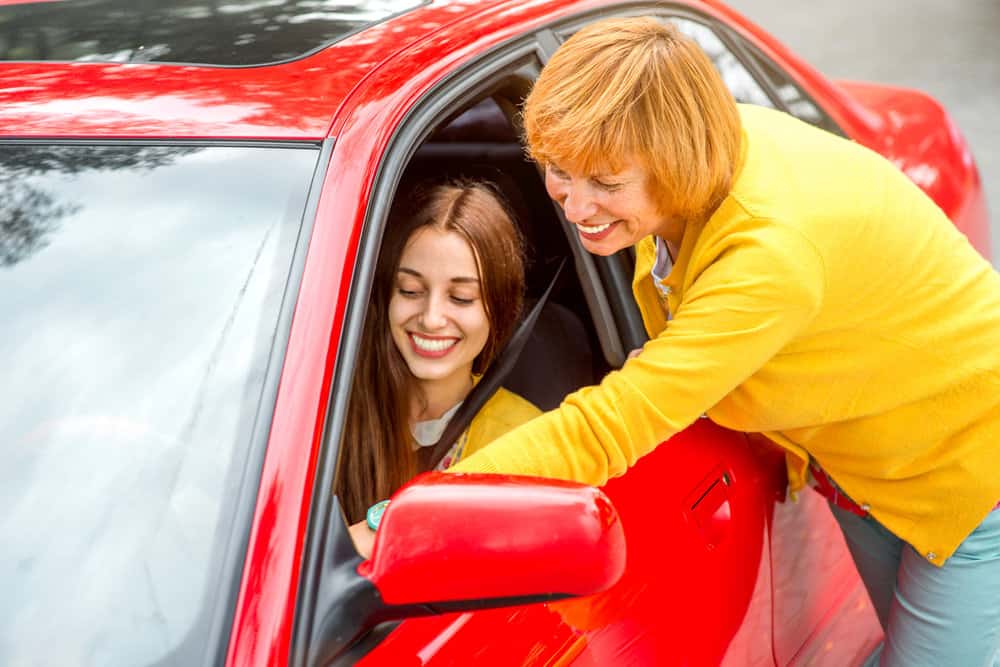 Teen Driver with Mother